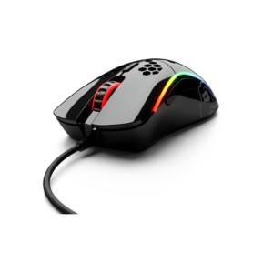 Glorious Mouse Gaming  Model D Minus, RGB, 12000 DPI, 62g, 6 butoane, Negru Lucios