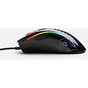 Glorious Mouse Gaming  Model D Minus, RGB, 12000 DPI, 62g, 6 butoane, Negru Lucios