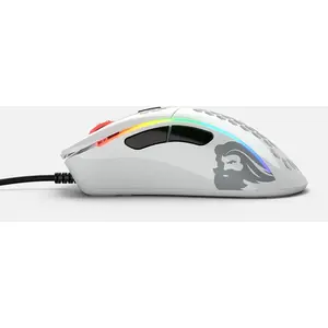 Glorious Mouse Gaming  Model D Minus, RGB, 12000 DPI, 62g, 6 butoane, Alb Lucios