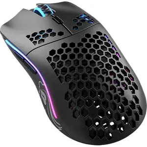 Glorious PC Gaming Race Mouse Model O Wireless, 19000 DPI, 69 grame, 6 butoane, Negru mat