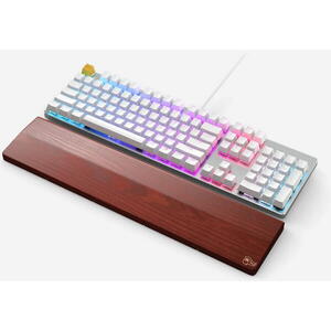 Glorious Tastatura mecanica GMMK Full Size White Ice Edition, Gateron Brown Switch, Layout US, Alb