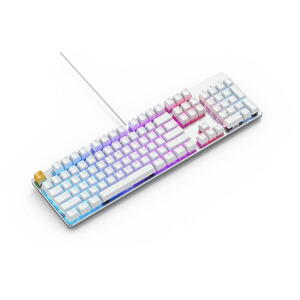 Glorious PC Gaming Race GMMK Full Size White Ice Edition - Gateron Brown, US Layout