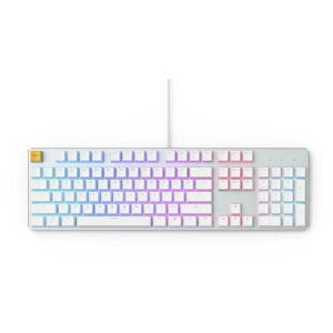 Glorious Tastatura mecanica GMMK Full Size White Ice Edition, Gateron Brown Switch, Layout US, Alb