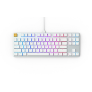 Glorious PC Gaming Race GMMK TKL White Ice Edition - Gateron Brown, US Layout