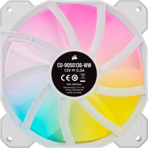 Ventilator Corsair SP120 RGB ELITE Performance 120mm White PWM Single Fan