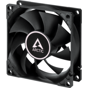 Ventilator ARCTIC F8 TC, negru, cu senzor de temperatura