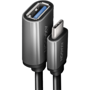 AXAGON Adaptor USB, RUCM-AFAC, 3.2 Gen 1 Tip C Male la Tip A Female, 20 cm, 3A, Aluminiu