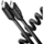 AXAGON Cablu de date BUCM-CM10TB, Twister USB-C la USB-C, 0.6m, USB 2.0, 3A, 0.6m, Aluminiu, Negru