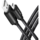 AXAGON Cablu USB-Micro la USB-A, 1m, 2.4A, impletit, negru