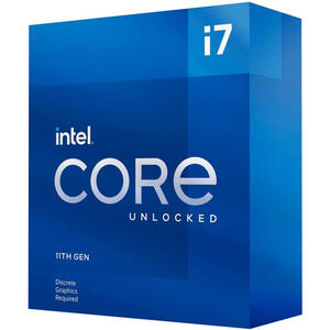 Procesor Intel Core i7-11700KF, 3600Mhz, 16MB cache, Socket 1200, box