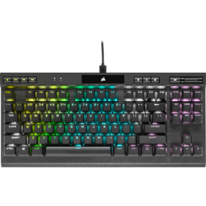 Corsair K70 RGB TKL CHAMPION SERIES, MX SPEED, Black