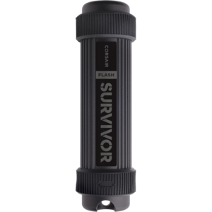 Corsair Flash Survivor Stealth, 32GB, aluminiu, shock resistant, waterproof, USB 3.0