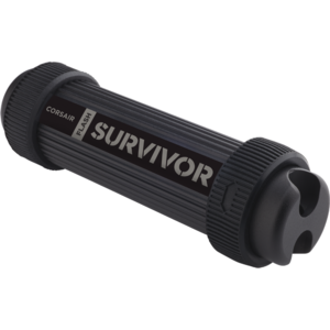 Corsair Flash Survivor Stealth, 32GB, aluminiu, shock resistant, waterproof, USB 3.0