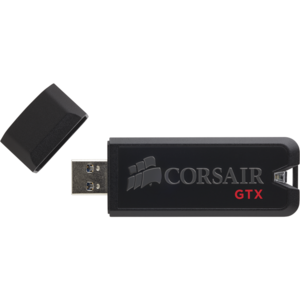 Corsair Flash Voyager GTX, 128GB, constructie metalica premium, USB 3.1