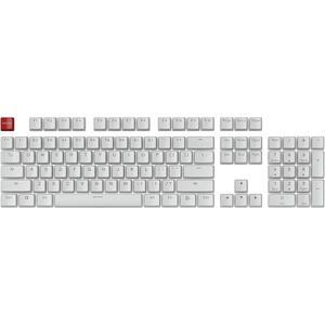 Glorious PC Gaming Race Aura Keycaps - 105 Keycaps, ANSI, US-Layout, alb