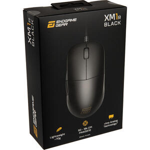 Endgame Gear XM1R, ultrausor 70g, Cablu FlexCord, Negru
