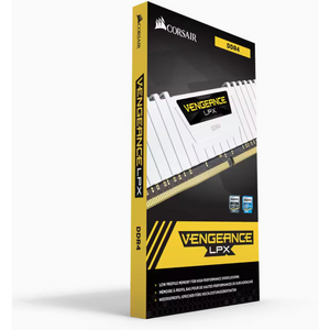 Corsair Memorie DDR4, 32GB, KIT 2x16GB, 3200MHz, C16, 1.35V, Alb, VENGEANCE