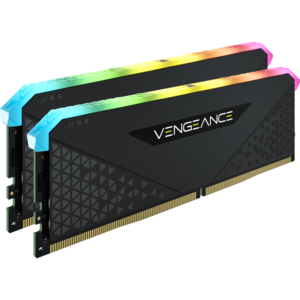 Corsair Memorie DDR4, 16GB, KIT 2x8GB, 3600MHz, C18, 1.35V, Negru, RGB, VENGEANCE RS