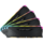 Corsair Vengeance RGB RS 128GB, DDR4, 3200MHz, CL16, 4x32GB, 1.35V, Negru