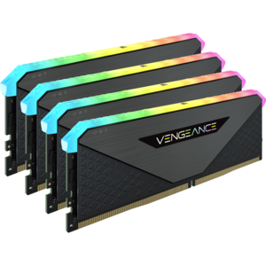 Corsair Vengeance RGB RT 32GB, DDR4, 3200MHz, CL16, 4x8GB, 1.35V, Negru