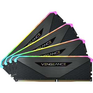 Corsair Vengeance RGB RT 128GB, DDR4, 3200MHz, CL16, 4x32GB, 1.35V, Negru