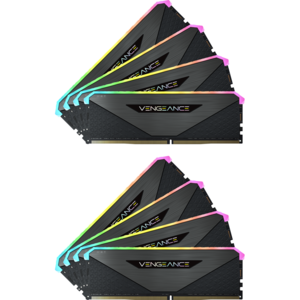 Corsair Vengeance RGB RT 256GB, DDR4, 3200MHz, CL16, 8x32GB, 1.35V, Negru