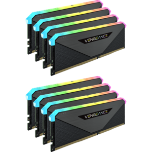 Corsair Vengeance RGB RT 256GB, DDR4, 3200MHz, CL16, 8x32GB, 1.35V, Negru