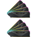 Vengeance RGB RT 256GB, DDR4, 3200MHz, CL16, 8x32GB, 1.35V, Negru