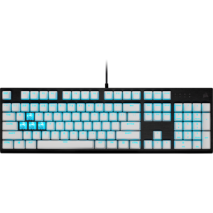 Corsair PBT DOUBLE-SHOT PRO Keycap Mod Kit, Arctic White