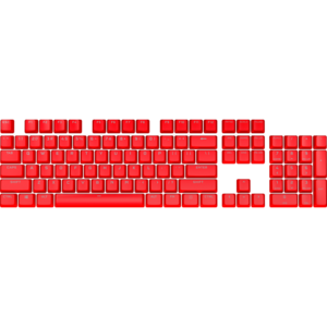 Corsair PBT DOUBLE-SHOT PRO Keycap Mod Kit, ORIGIN Red