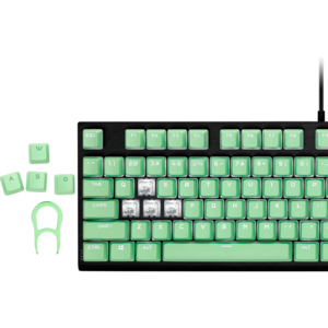 Corsair PBT DOUBLE-SHOT PRO Keycap Mod Kit,Mint, Green,NA