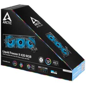 Cooler ARCTIC Liquid Freezer II 420 RGB cu, Controller RGB inclus