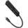 Hub AXAGON Hub USB HMC-GL3A, 3x USB3.2 Gen 1, hub Subtire, cablu de 20 cm USB Type-C, 1 x RJ45 Gigabit