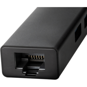 Hub AXAGON Hub USB HMC-GL3A, 3x USB3.2 Gen 1, hub Subtire, cablu de 20 cm USB Type-C, 1 x RJ45 Gigabit