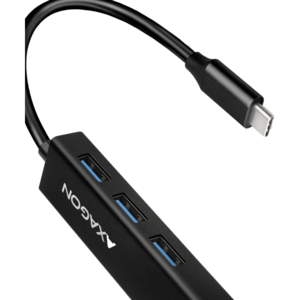 Hub AXAGON HMC-GL3A, 3x USB3.2 Gen 1, hub Subtire, cablu de 20 cm USB Type-C, 1 x RJ45 Gigabit