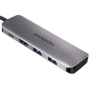 Hub AXAGON Hub USB HMC-5 2x USB-A, HDMI, SD/microSD, USB 3.2 Gen 1 hub, PD 100W, 20cm USB-C cable
