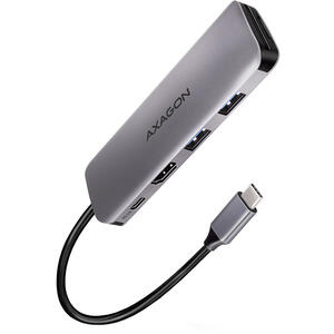 Hub AXAGON HMC-5 2x USB-A, HDMI, SD/microSD, USB 3.2 Gen 1 hub, PD 100W, 20cm USB-C cable