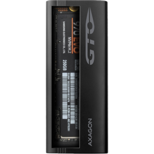 AXAGON Adaptor Extern EEM2-GTO USB-C 3.2 Gen2 - M.2 NVMe SSD THIN OVAL 42-80mm box