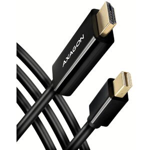 AXAGON Mini DP > HDMI 1.4 cable activ, 1.8m 4K/30Hz