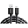 AXAGON Cablu de date BUCM3-AM10AB, USB-C la USB-A, 1m, USB 3.2 Gen 1, 3A, impletit, negru