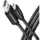 AXAGON Cablu de date BUCM3-AM20AB,  USB-C la USB-A, 2m, USB 3.2 Gen 1, 3A, impletit, negru