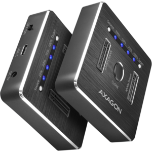 AXAGON ADSA-M2C, USB3.1, 2x M.2, Docking Station, Negru