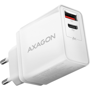 AXAGON ACU-PQ22W, Alimentator retea QC3.0/AFC/FCP + PD Tip-C, 22W, Negru