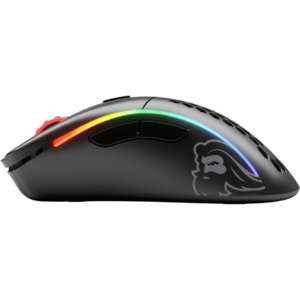 Glorious Mouse Gaming  Model D, Wireless, RGB, 19000 DPI, 69g, 6 butoane, Negru Mat