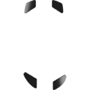 Picioruse mouse, ceramice ,Skates, pentru Model D minus