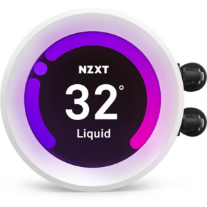 Cooler NZXT Kraken Z63 - 280mm, ecran de 2.36 inch, alb