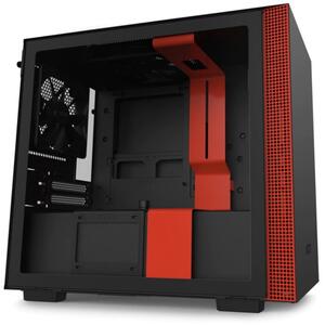 NZXT H210 - Black Window, Black-Red