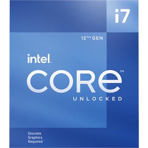 Procesor Intel Core i7-12700KF, 3600Mhz, 25MB cache, Socket 1700, box