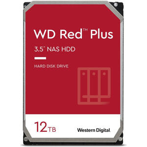 Western Digital Red Plus 12TB, SATA-III, 7200RPM, 256MB