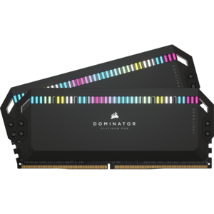 Corsair Dominator Platinum RGB 32GB, DDR5, 5200MHz, CL40, 2x16GB, 1.25V, Negru